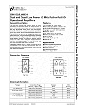 DataSheet LM6134 pdf